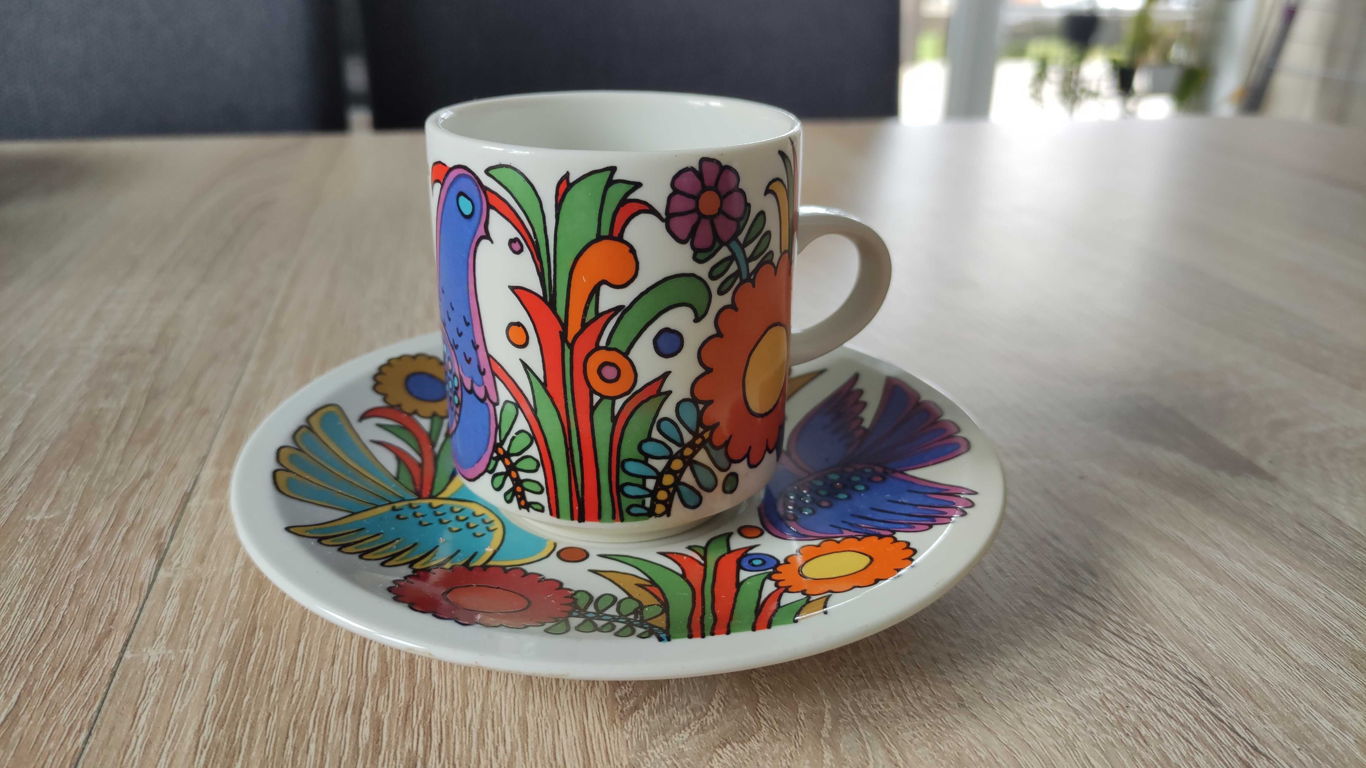VILLEROY BOCH ACAPULCO zestaw filiżanka podstawek kubek ze spodkiem