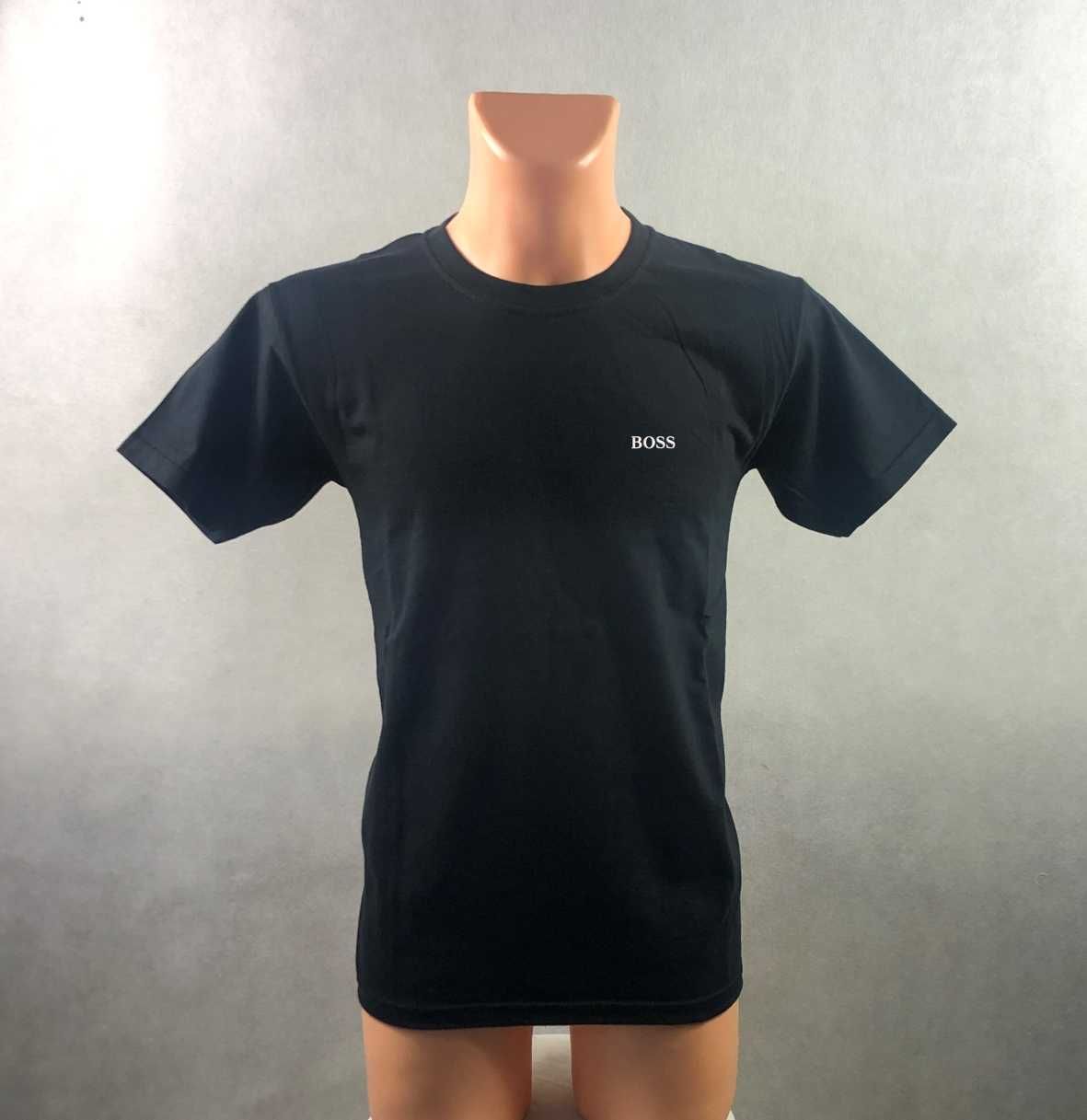 Hugo Boss t-shirt męski 5XL czarny