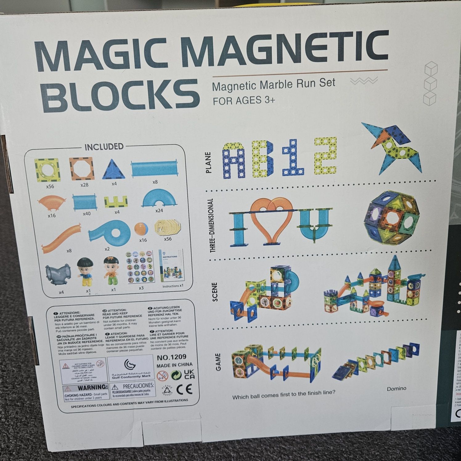 Klocki magnetyczne 268 Magic Magnetic blocks