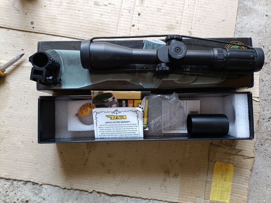 Оптичний приціл BSA 4-14X44 FFP