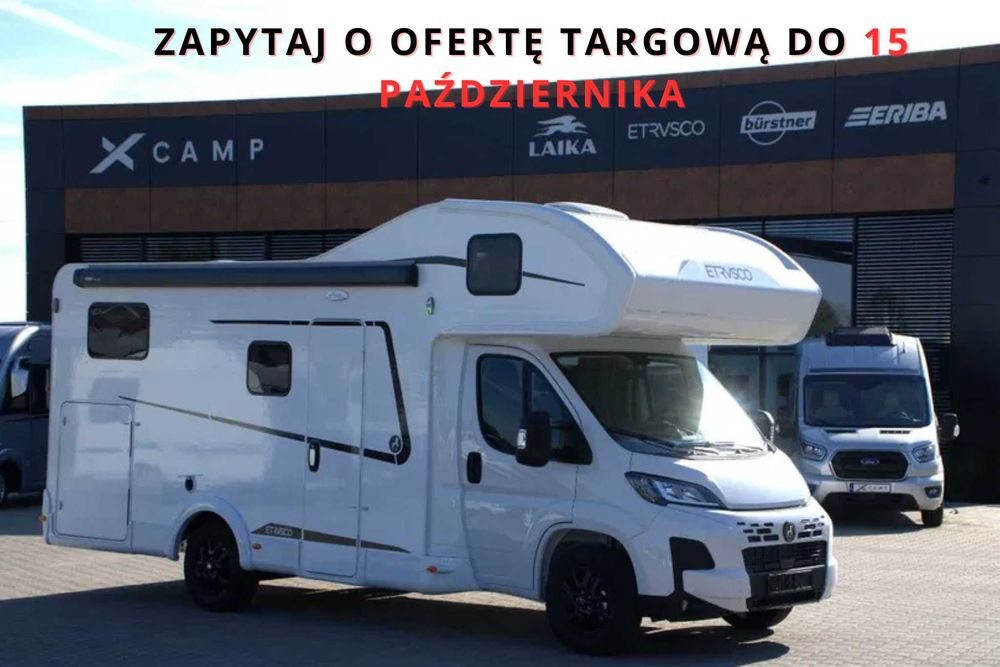 NOWY MODEL ! Nowy Kamper Etrusco A 6.9 DB Alkowa XCAMP 6 osób rok 2025