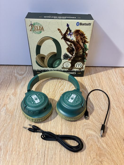 Słuchawki bezprzewodowe nauszne z mikrofonem Legend of Zelda