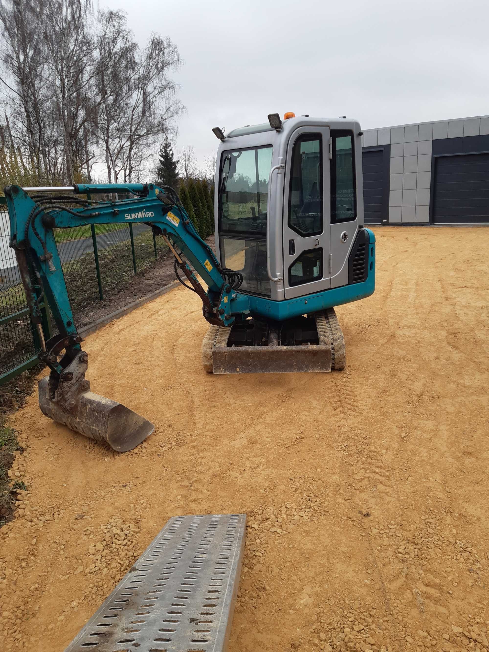 Usługi Koparką, Minikoparką, Wywrotką wynajem roboty ziemne transport