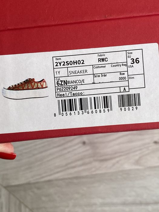Кеди, кеды на платформе Valentino, діор 35 розмір