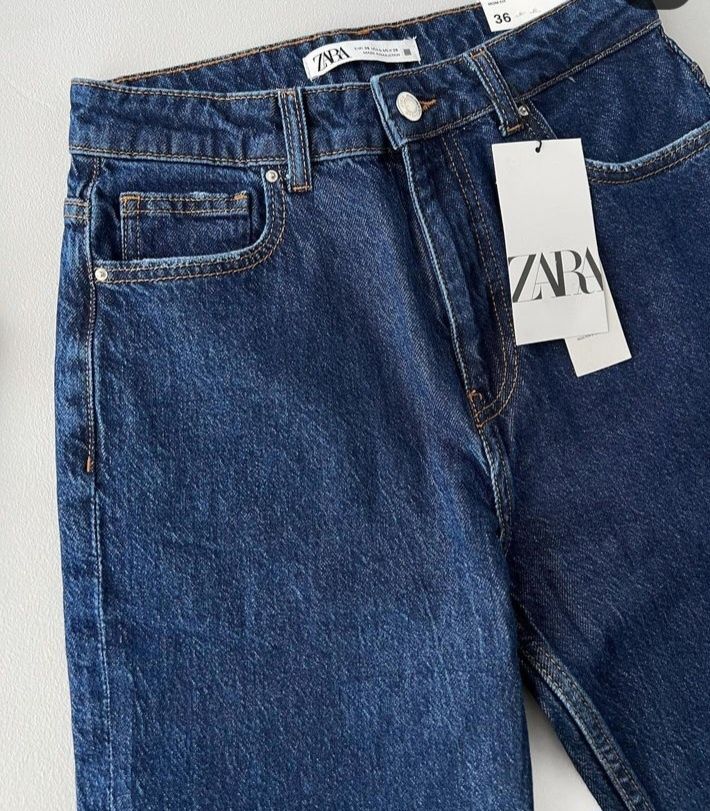 Идеальные джинсы-момы zara 36