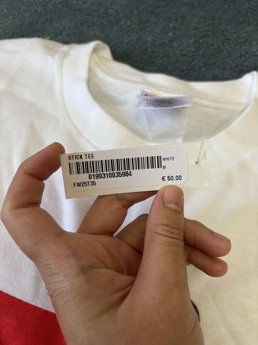 Мужская футболка supreme stick tee размер м | оригинал | новая