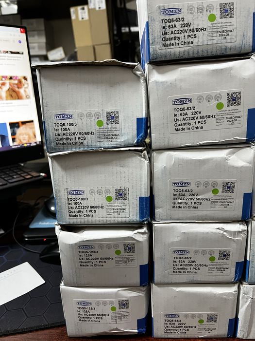 АВР Автомат введення резерву TOMZN TOQ5-100/3/4 63,100,125А Dual power