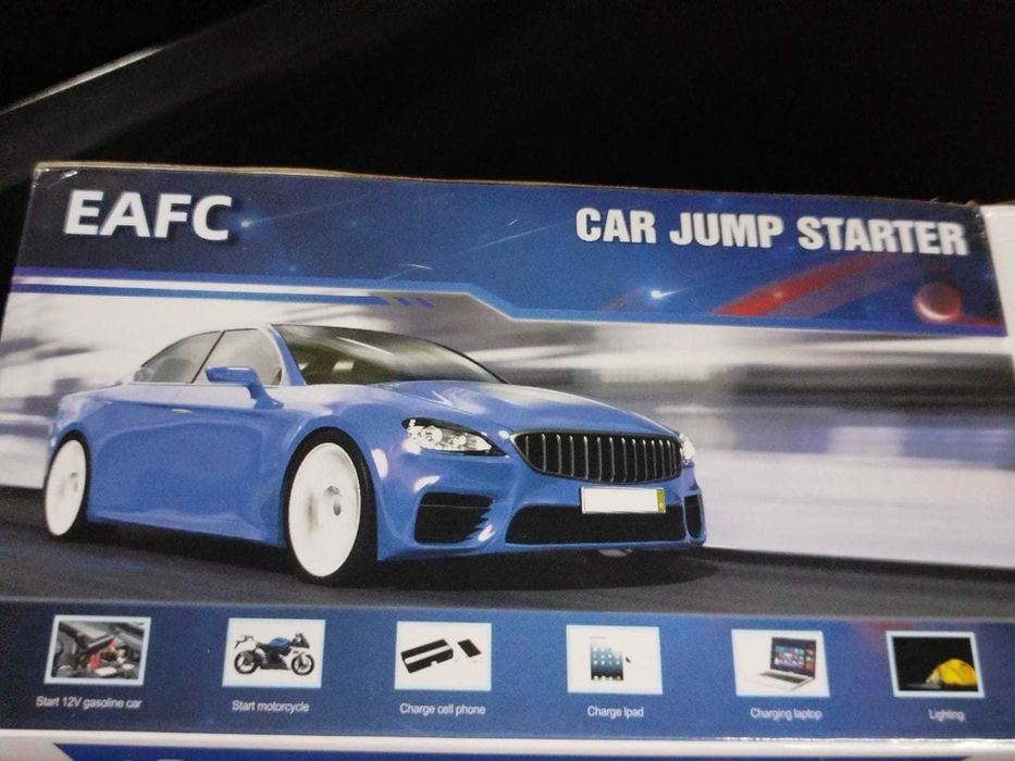 Arranque Portátil EAFC – Jump Starter Multifuncional (Novo)