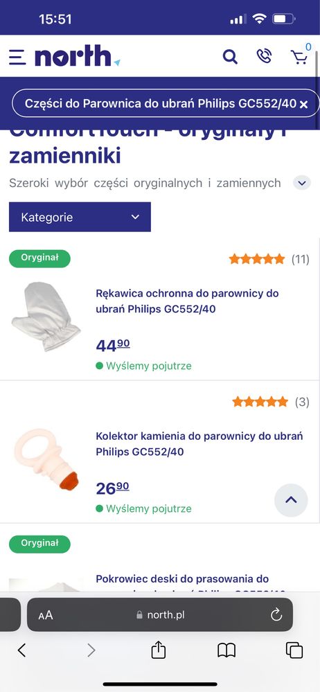 Parownica Philips ComfortTouch