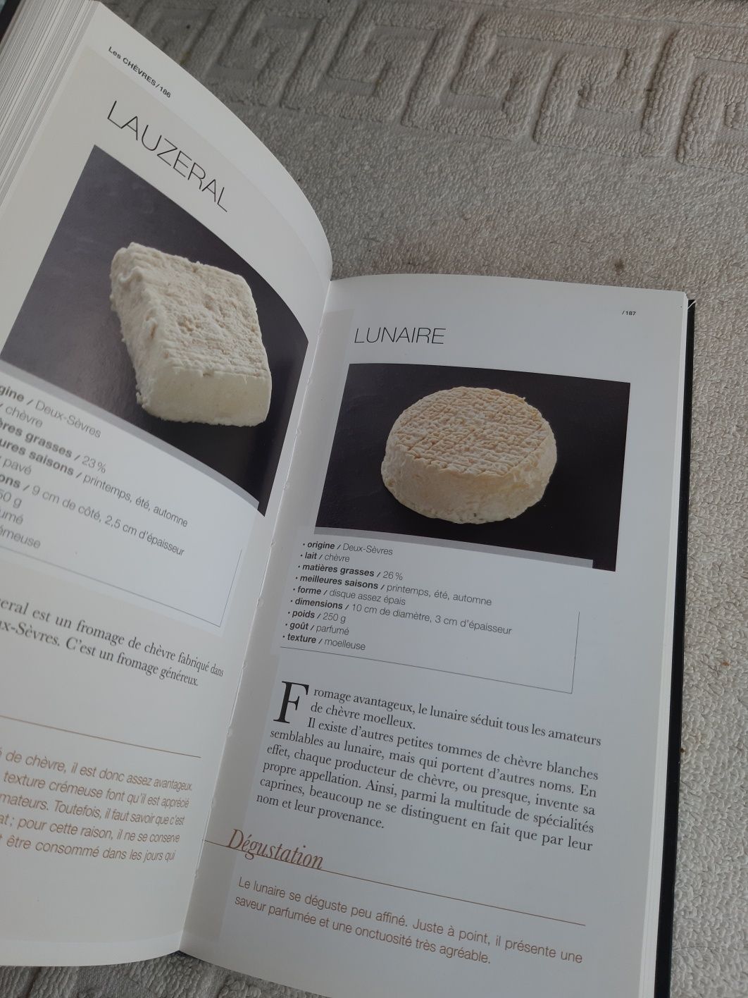 Livro de queijos franceses