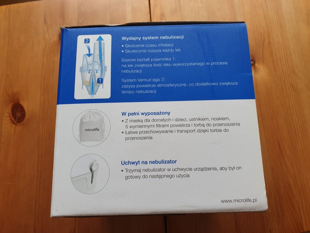 Nowy / Microlife NEB 200 / inhalator / nebulizator