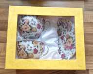 YAMASEN 24 Gold Japan Fine Porcelain komplet filiżanki z talerzykami