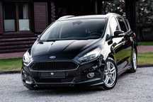Ford S-Max 180KM 4x4 7osob Lane Ass. Kolizji LED Nav Grzane Fot Skóra Kamera BLIS