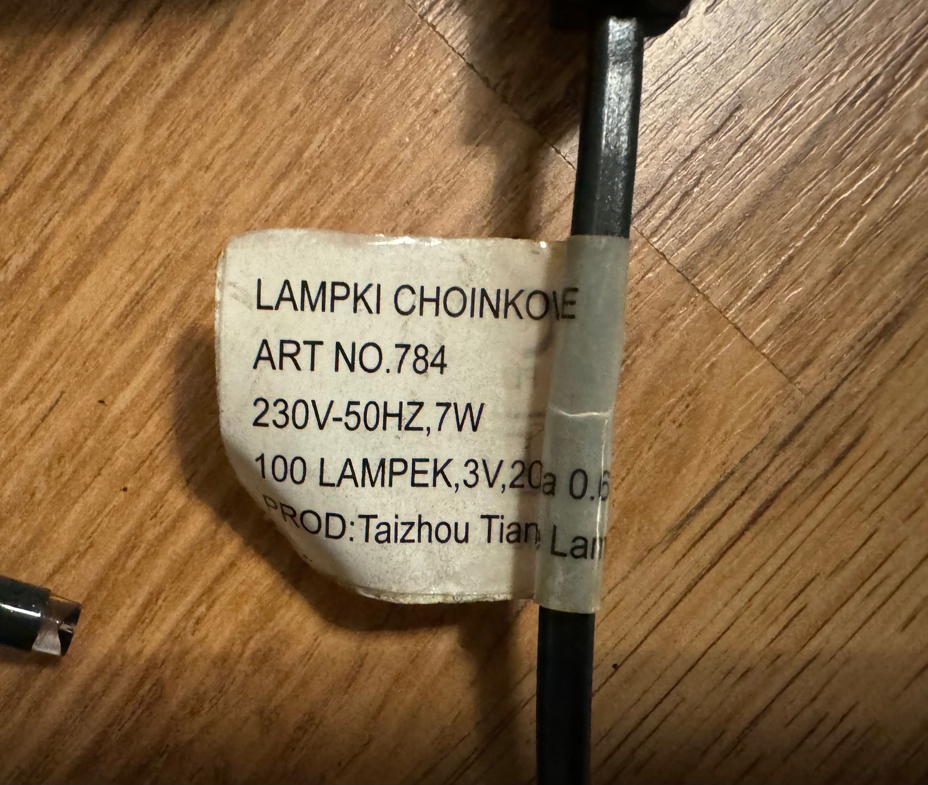 Lampki choinkowe 100 led wielokolorowe