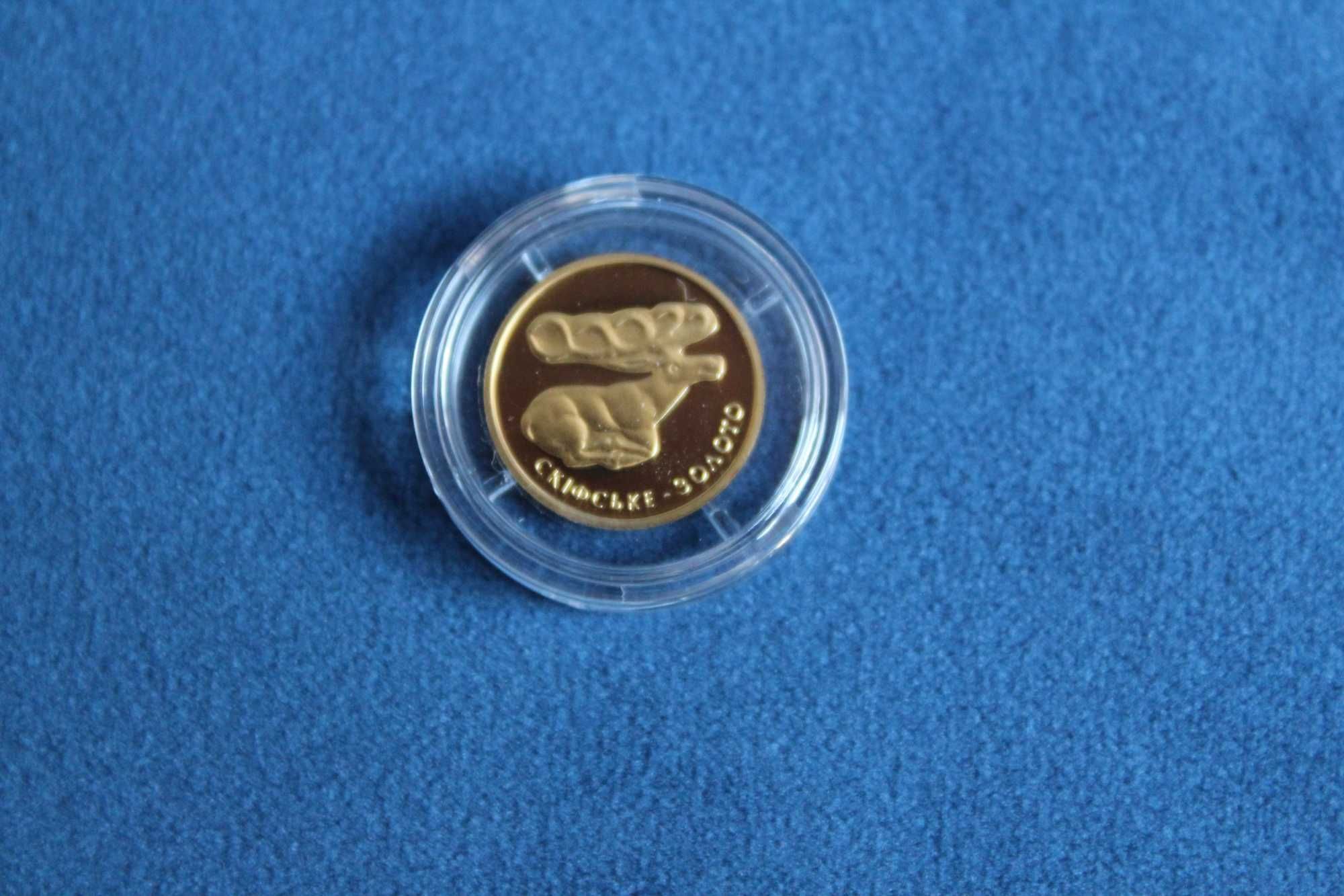 Монета Скифское золото. Олень 2 грн.