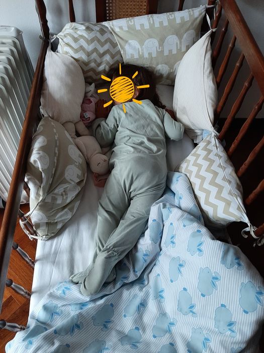Contorno de berço com 3 elementos mix