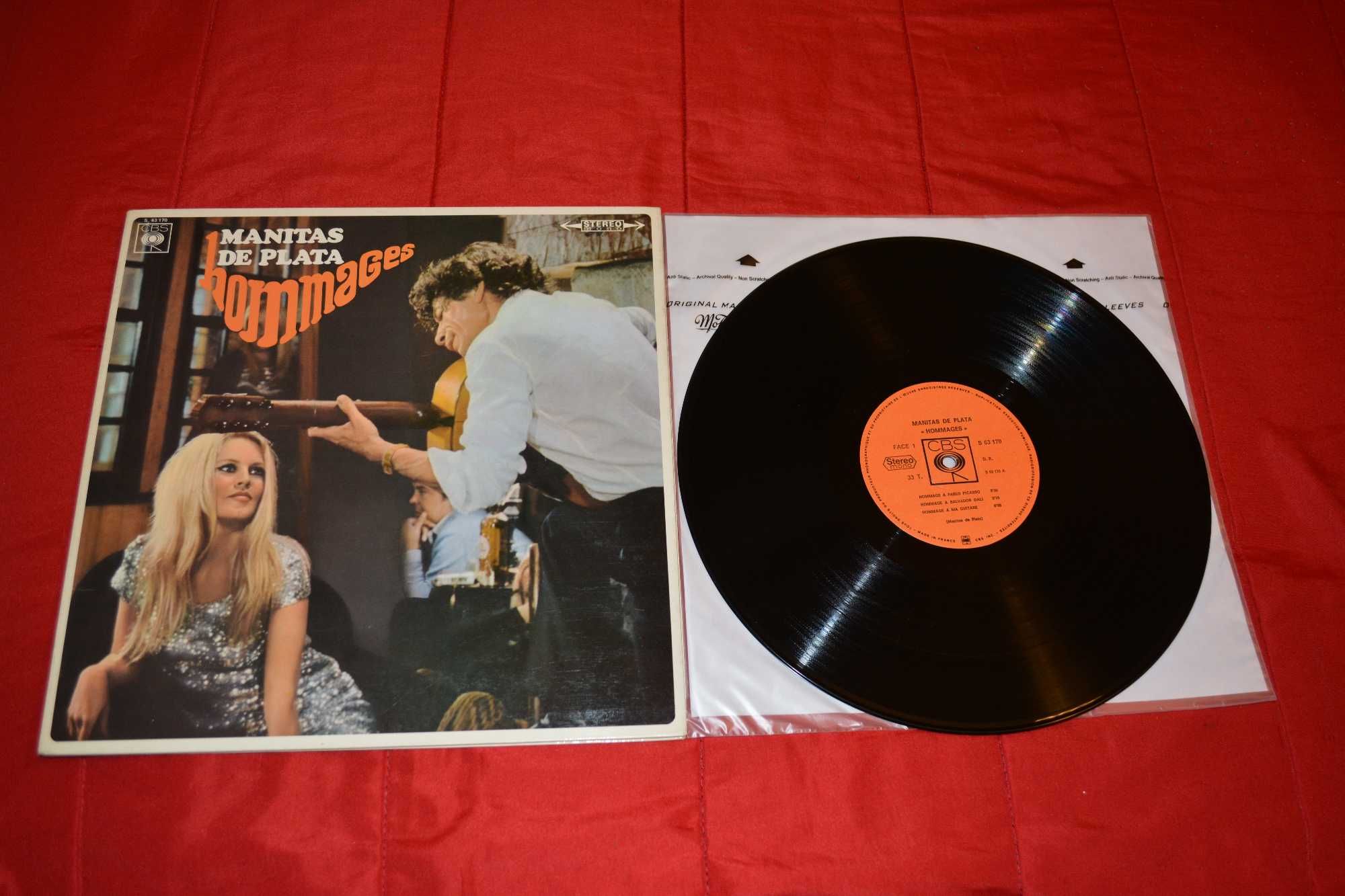 Manitas De Plata – Hommages - Edição 1967 Vinil, LP, Brigitte Bardot