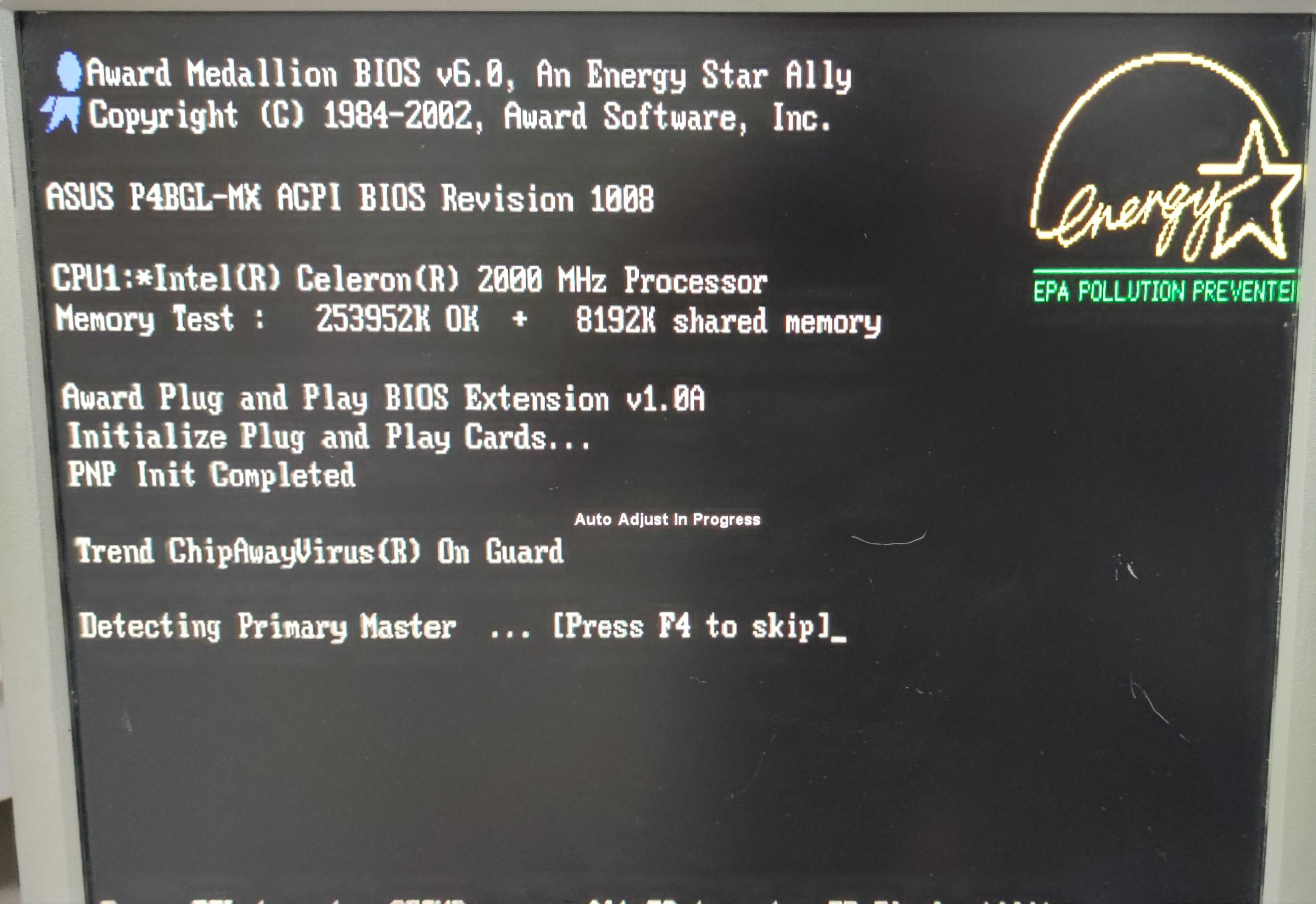 Материнська плата - Asus P4BGL-MX rev 2.0 + CPU Intel Celeron 2.0 GHz