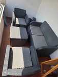 Conjunto sofas varanda