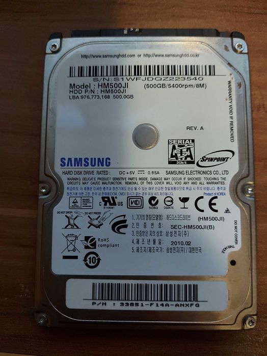 Продам HDD 2,5" для ноутбука