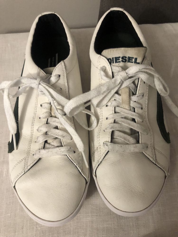 Meskie, skorzane buty sportowe Diesel r.44
