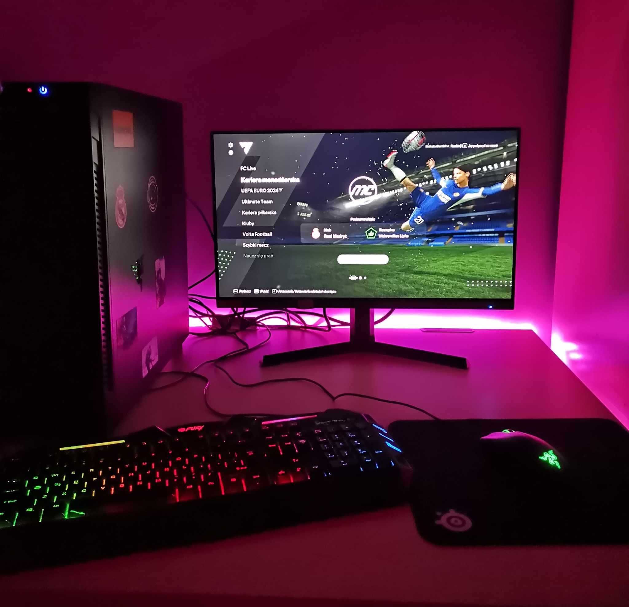 ZESTAW GAMINGOWY pc komputer monitor iiyama razer