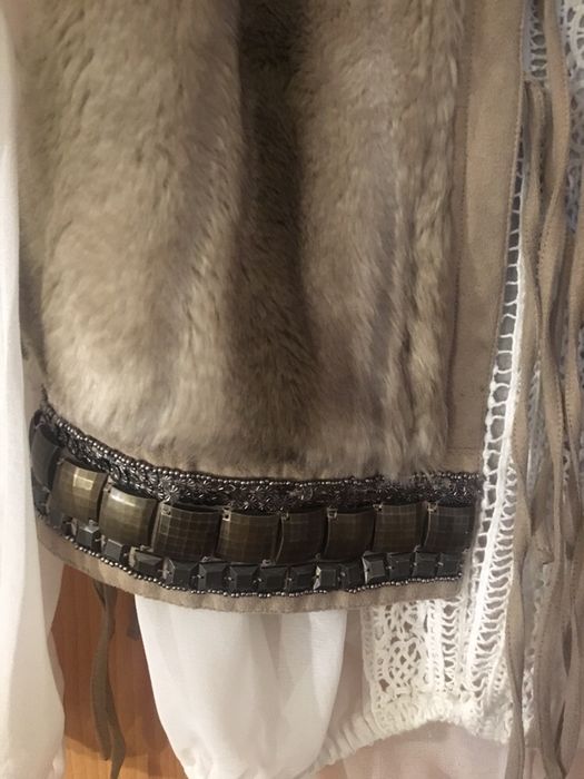 Colete de pelo Sisley