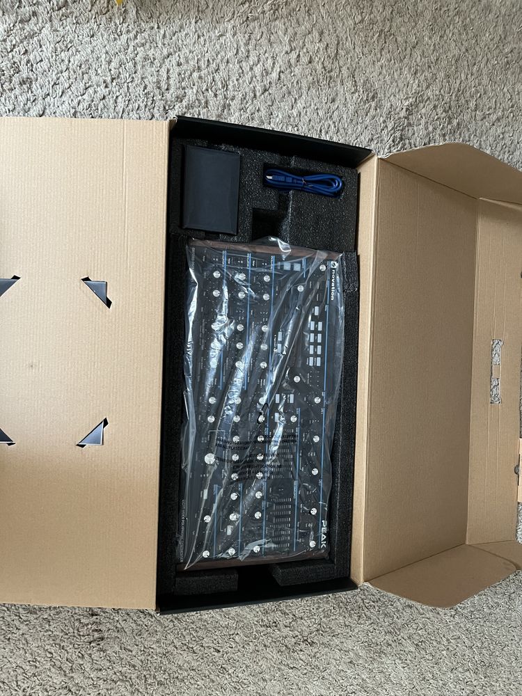 Novation Peak + flight pro case