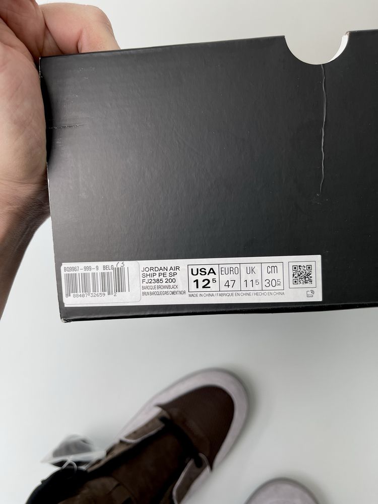 Оригинал Nike Air Jordan Ship PE SE (FJ2385 200) 1 retro