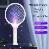 Raquete elétrica para matar moscas
