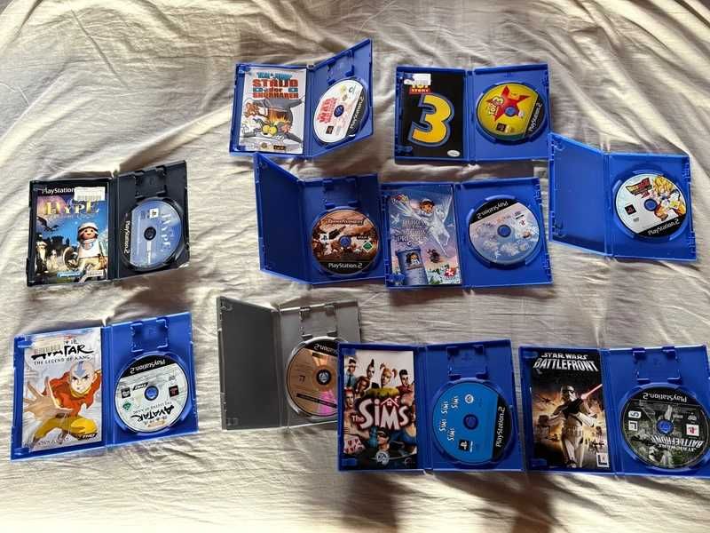 PlayStation 2 zestaw super stan bdb transformers toy story 3 sims ps2