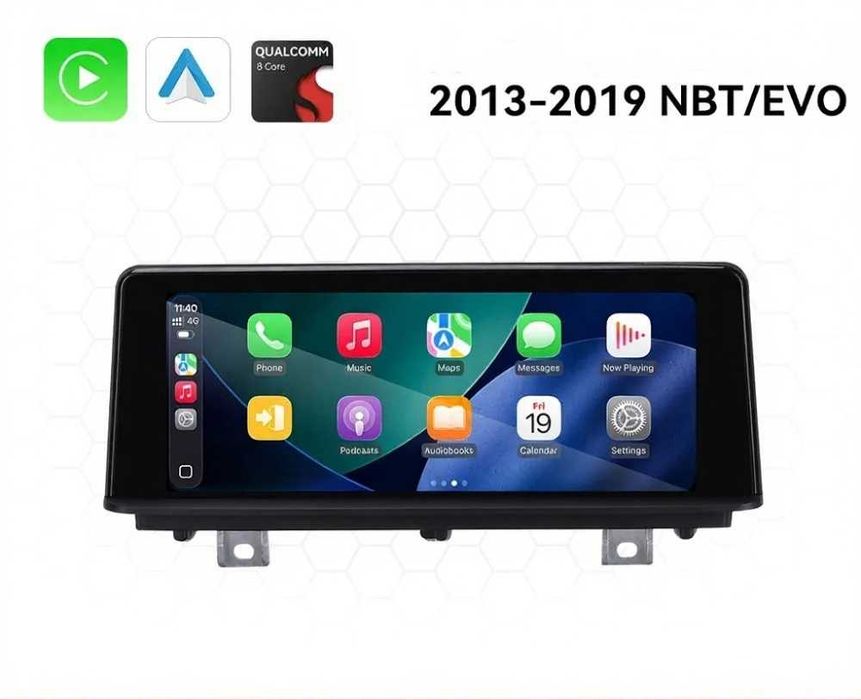 MONTAŻ GRATIS Radio 8.8 cali Android BMW 2, 3, 4 Android Auto+CarPlay