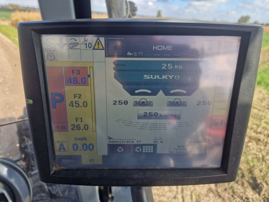 Rozsiewacz Nawozów Sulky x40 +Econov Isobas Tribord Waga