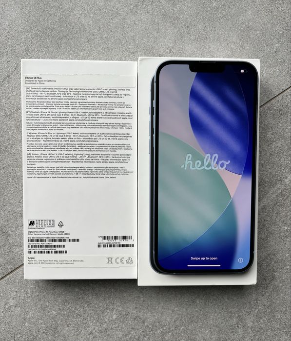 iPhone 14 Plus, Blue, 128GB - uszkodzony