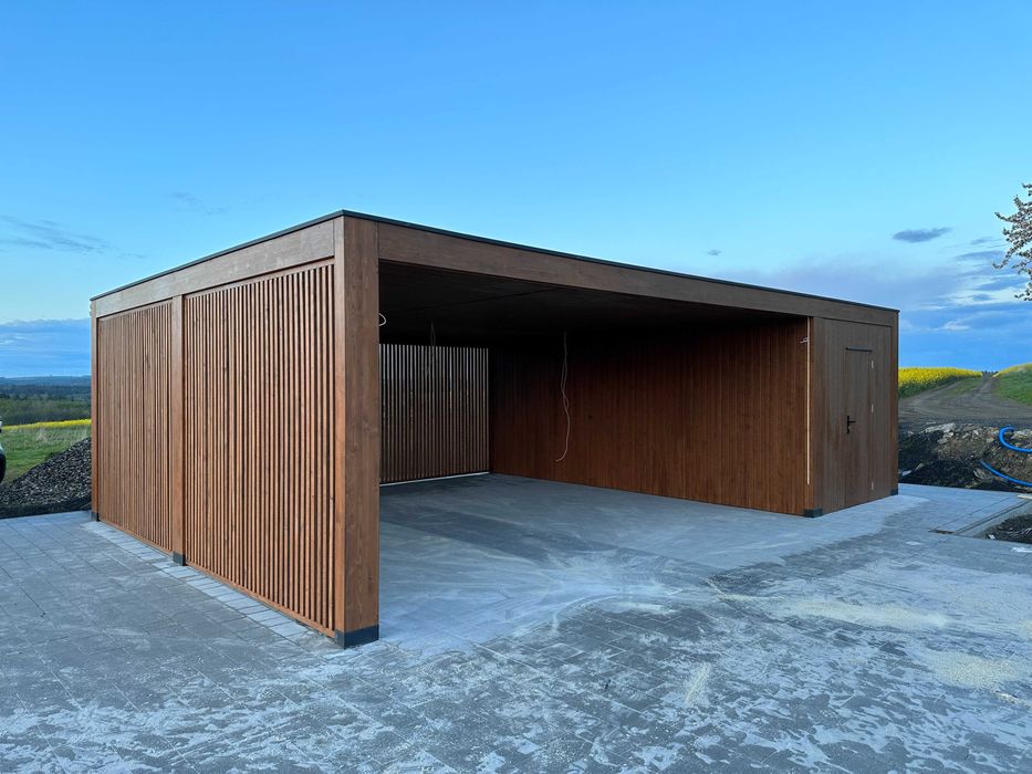 Wiata samochodowa garaż budynek gospodarczy altana