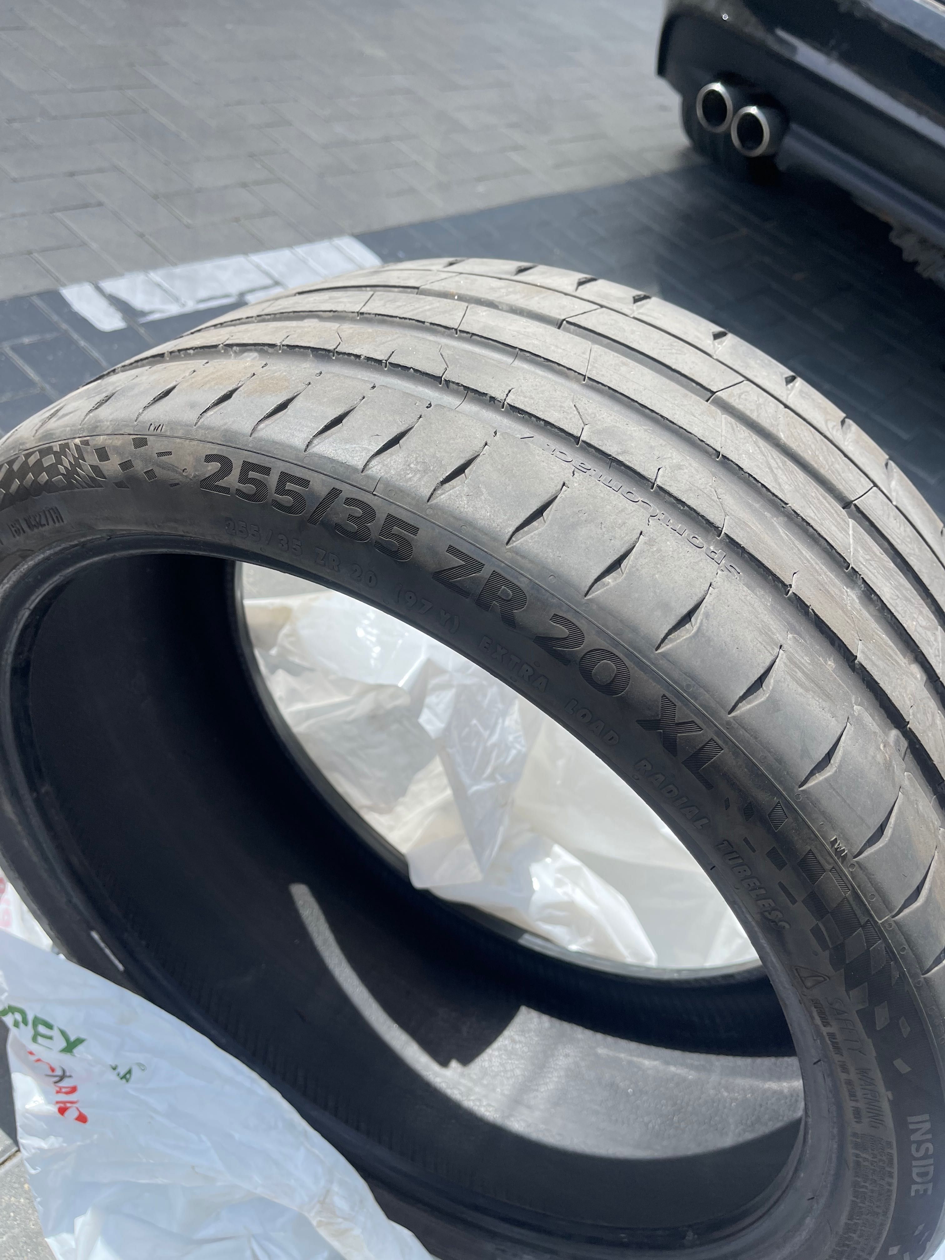 Opony letnie Pirelli, Goodyear 255/35/20