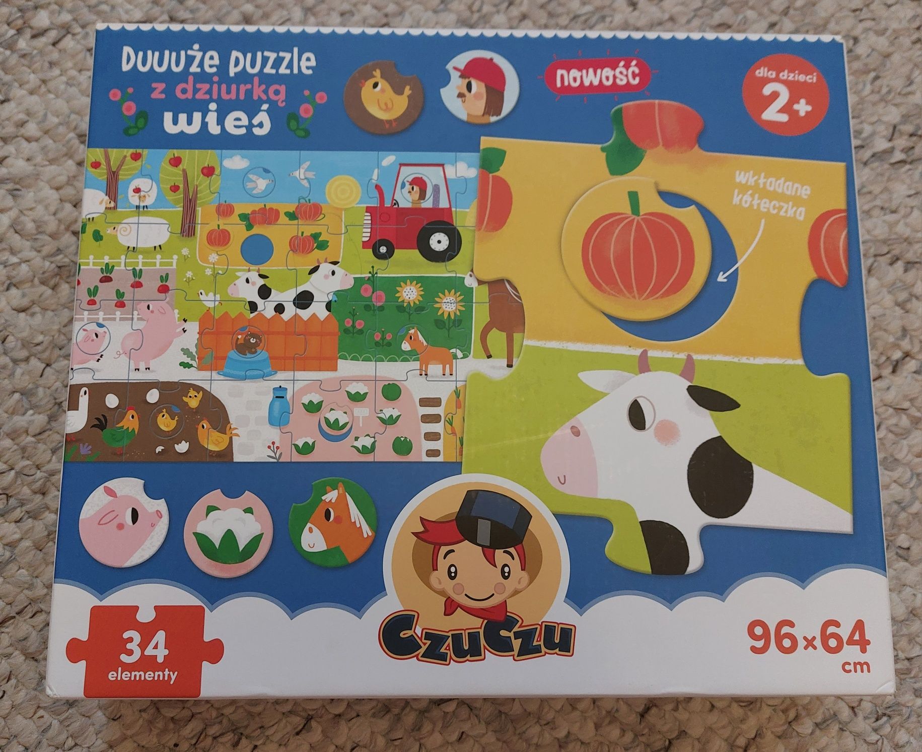 Czuczu puzzle z dziurką wieś