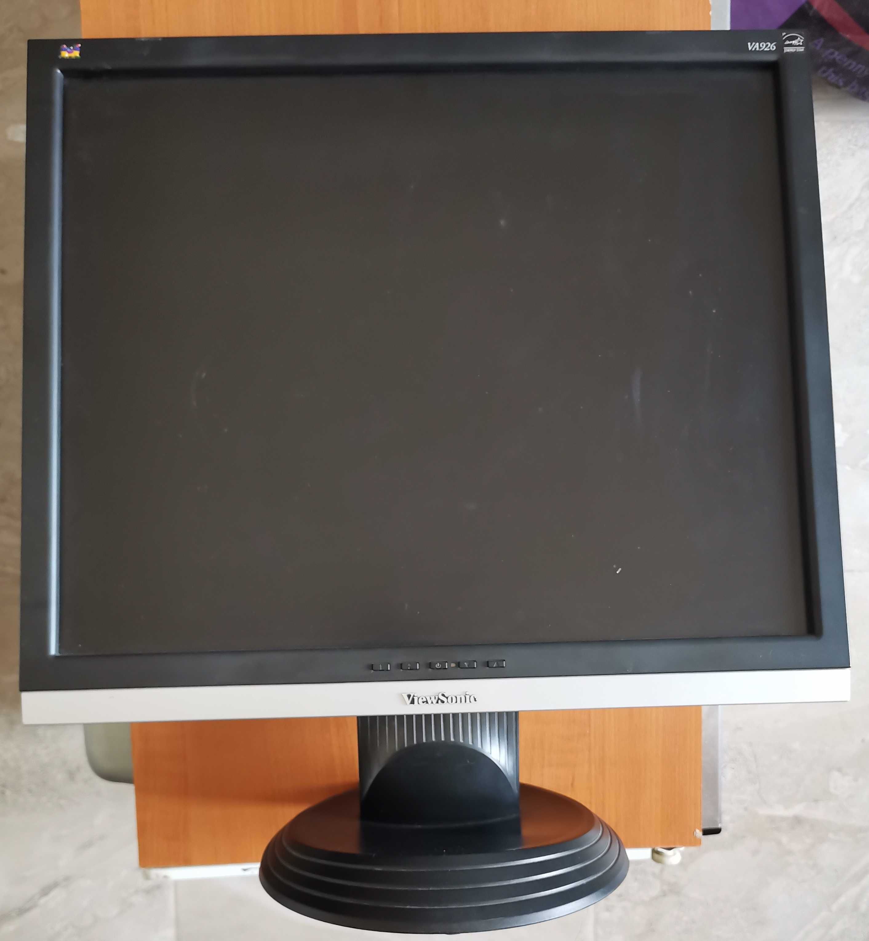 Монітор ViewSonic 19" VA926 (робочий стан) + мережевий та VGA кабелі