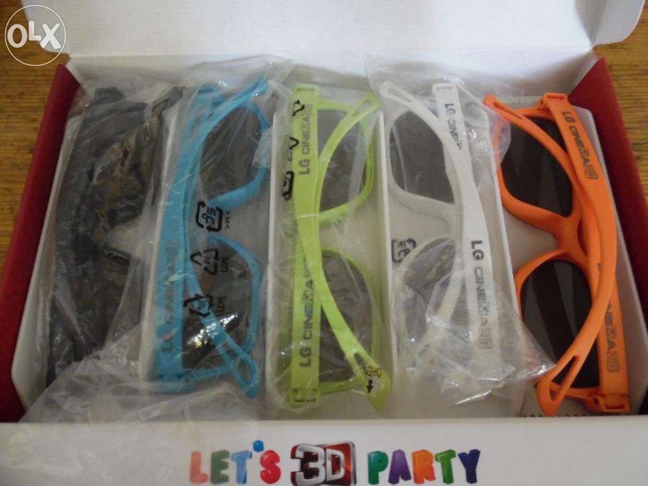 Okulary 3D LG Party Pack x 5