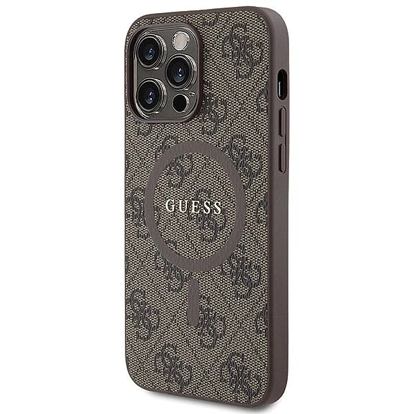 Etui Guess 4G Collection Leather Metal Logo MagSafe na iPhone 13 Pro /