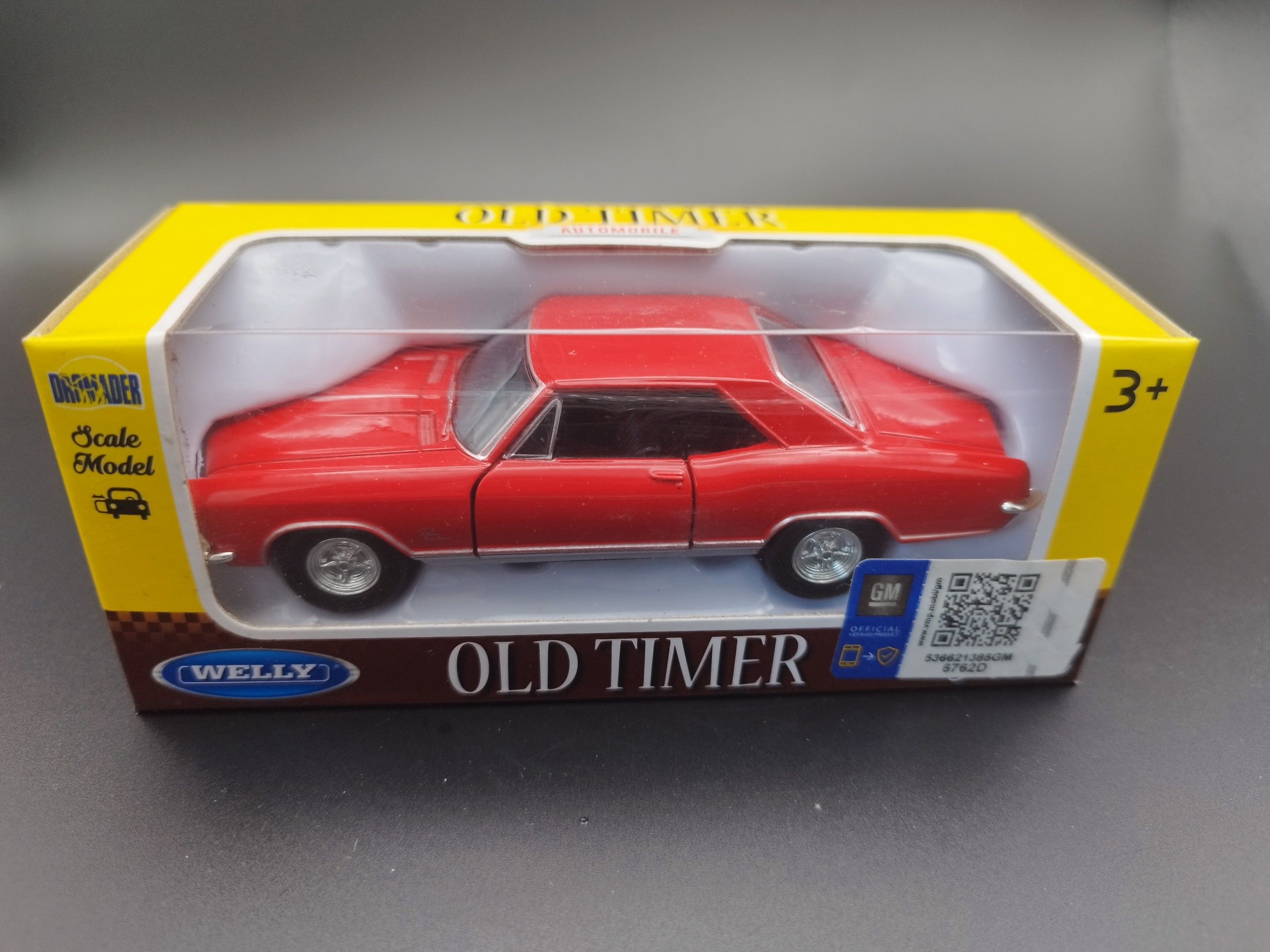 Skala ok 1:34-39 Welly 1965 Biuck Riviera Gran Sport model