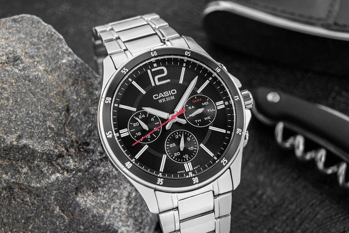 zegarek męski casio mtp-1374d-1avdf + box