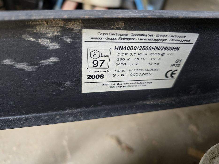 Agregat prądotwórczy  230v/3,5 kw