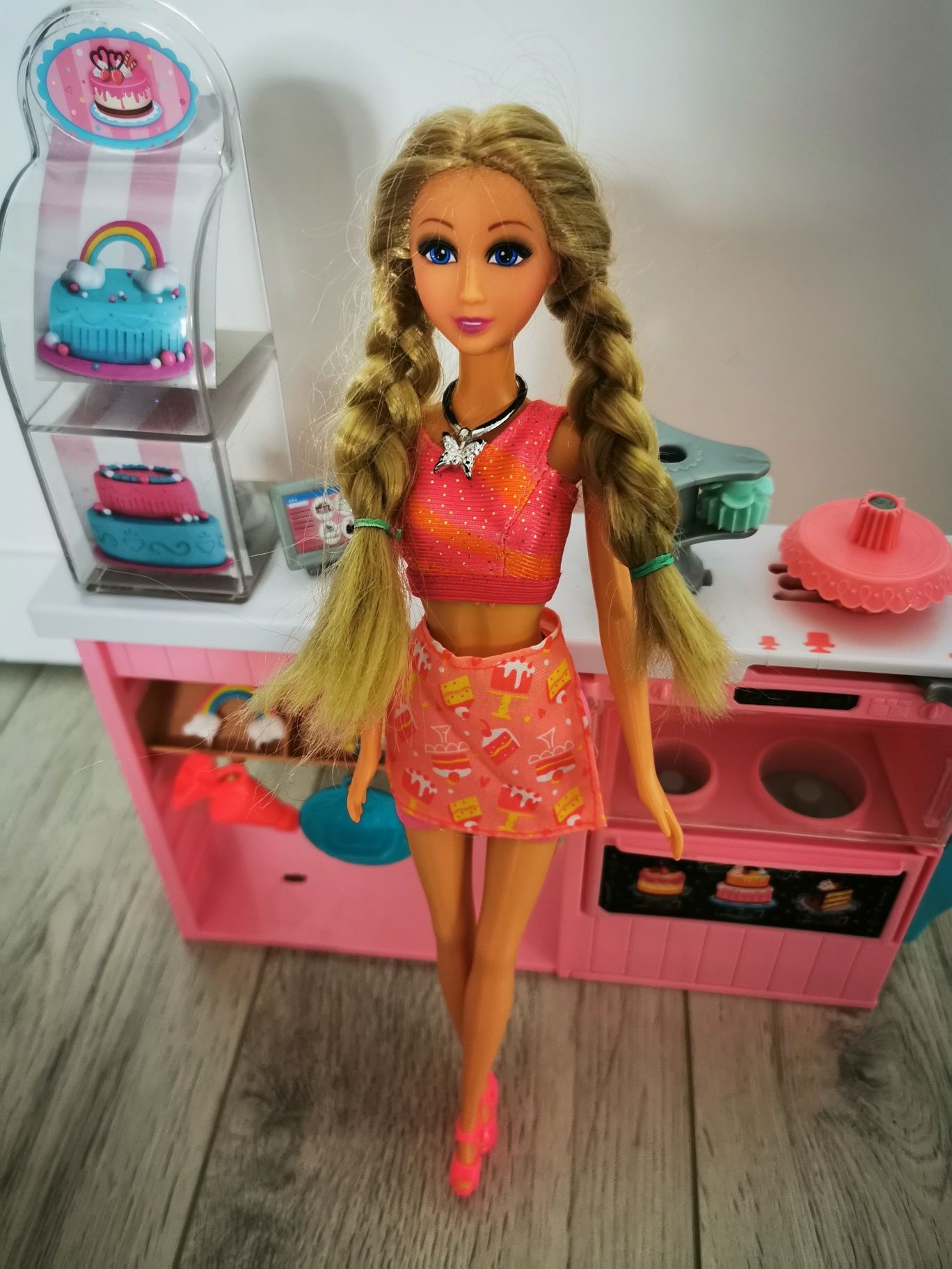 Lalka Barbie pracownia wypieków zestaw