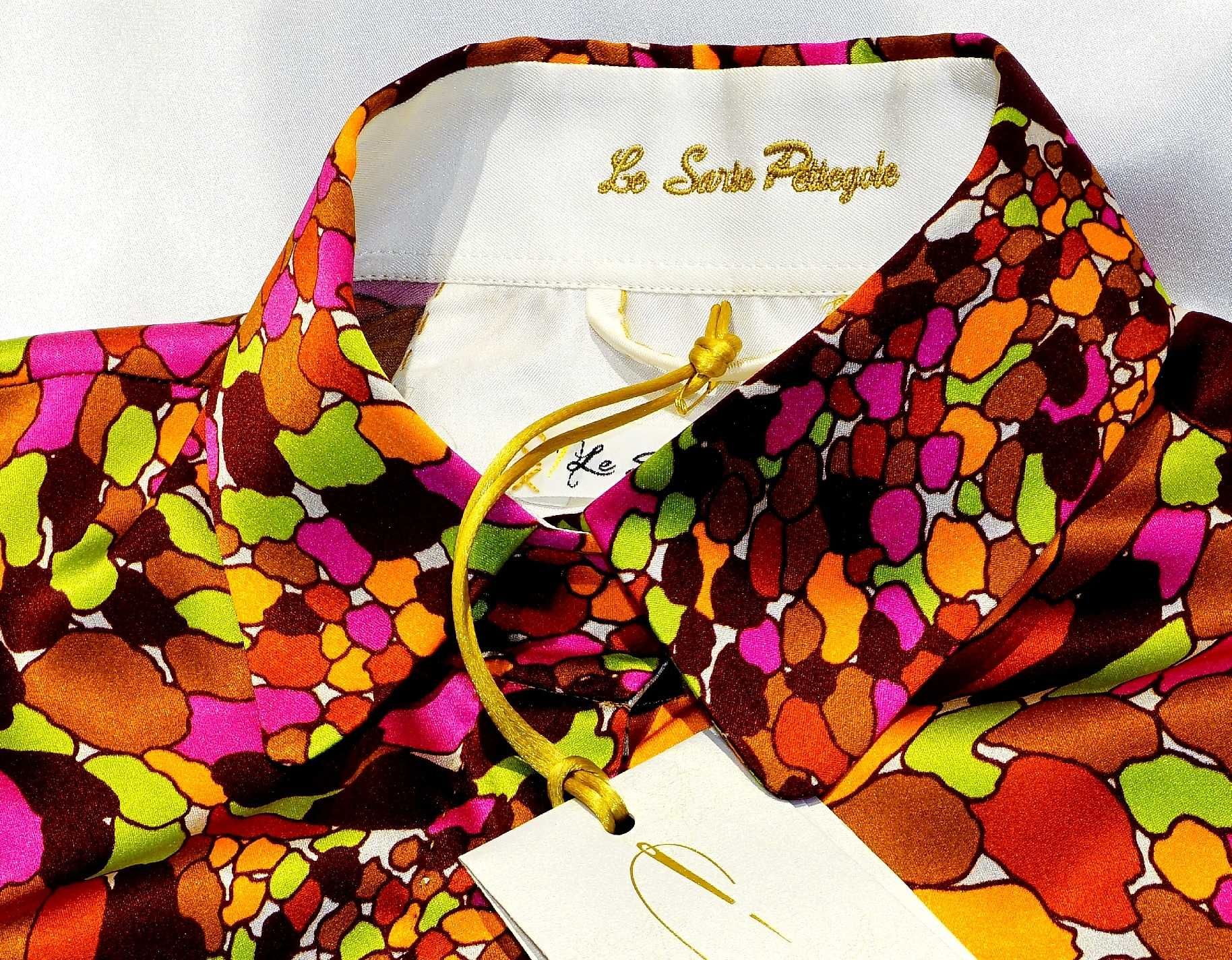 La Sarte Pettegole bluzka damska 40 L 100% jedwab hermes emilio pucci