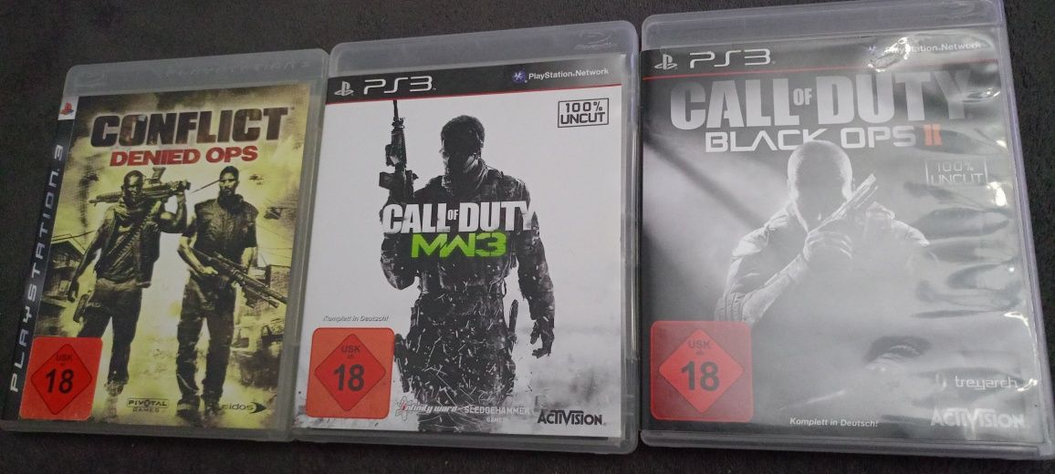 Gry ps3 zestaw gier call od duty i conflict D. Ops