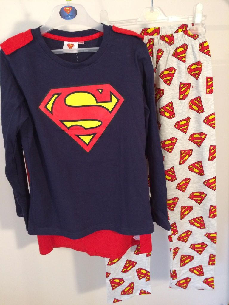Pizama superman dla dzieci 140