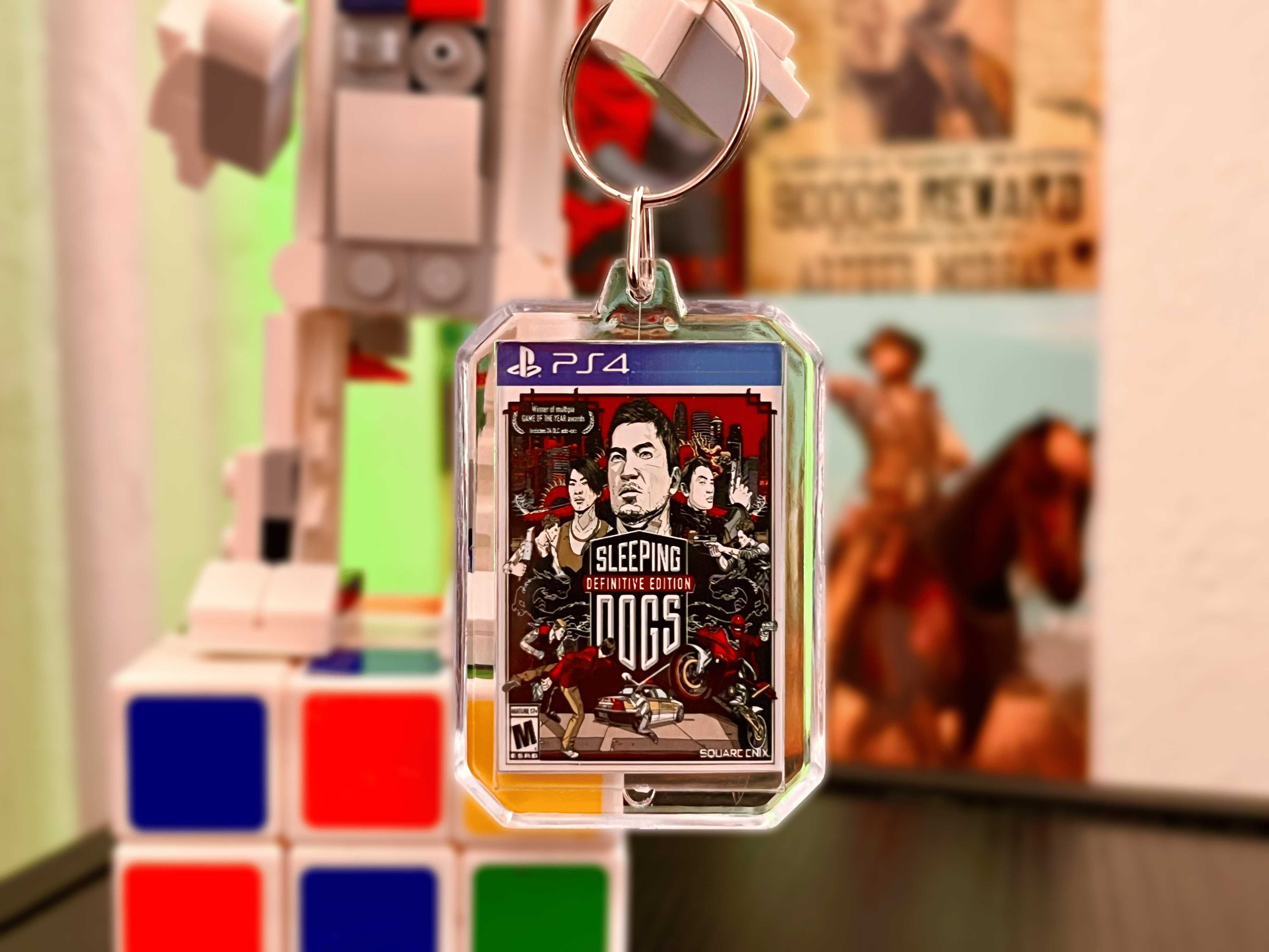 Sleeping Dogs PS4 - brelok z okładką gry / CD Cover Box