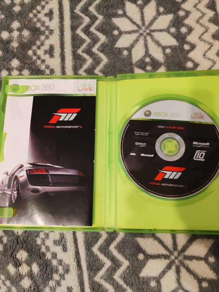 Zestaw 2 gier forza motosport na xbox 360