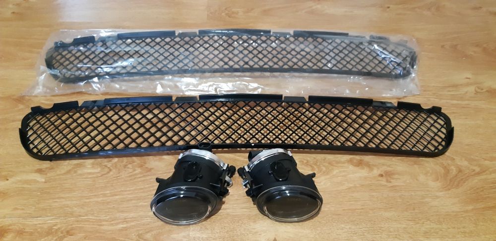 Решетка в бампер ноздры бмв м пакет е39 е46 bmw e39 M Pakiet галогенки